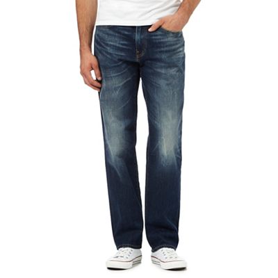 Levi's Blue wash 541 straight fit jeans